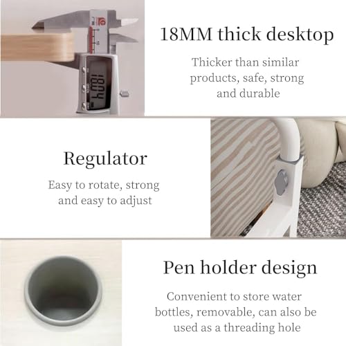 Bureau mobile à roulettes compact pour aménager un petit espace informatique - 7