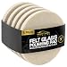 Gold Label Detailing Glass Polishing Pad Discs for Use with Cerium Oxide 5 Pack | 3", 5" and 6" | Remove Scratches and Scuffs in Windshields, Windows, Table Tops and More (5")