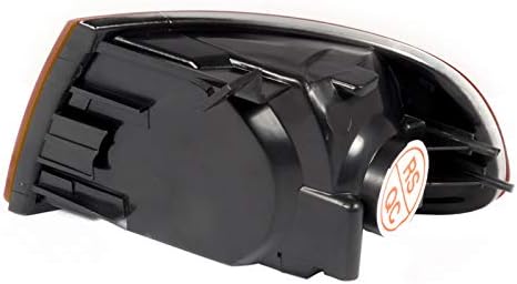 SPEC-D TUNING Smoke Amber Lens Corner Lights Compatible with Honda Civic 3Dr 1992-1995 L+R Pair Assembly