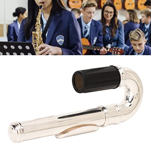 Alomejor ALOMEJOR8RKD9HG6UF Flute Curved Head Joint Mouthpiece Replacement Silver Plated Metal Woodwind Instrument Accessories thumb #6