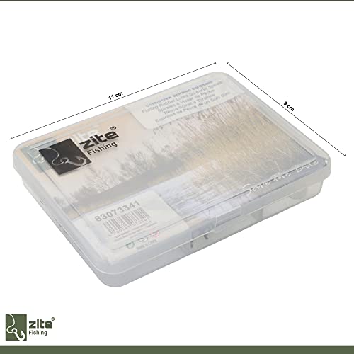 Zite Fishing Cork-Screw Spiralen Set – 45 Stück 3 Größen in Sortierbox – Kunstköder Angel-Zubehör Gummifisch-Angeln… – Bild 4