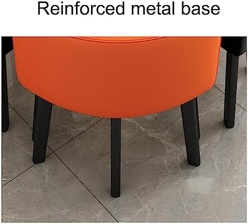 Kitchen Breakfast Bar Table And Chair Set, Dining Round Table Soft Backrest Seat Modern Style Furniture Coffee Kitchen, Space-Saving Furniture Office Conference Tables ( Color : Green and white )