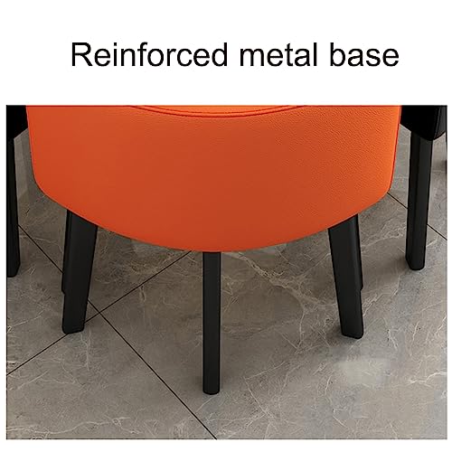 Kitchen Breakfast Bar Table And Chair Set, Dining Round Table Soft Backrest Seat Modern Style Furniture Coffee Kitchen, Space-Saving Furniture Office Conference Tables ( Color : Green and white )