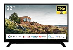 Toshiba 32W2263DG 32 Zoll Fernseher/Smart TV (HD Ready, HDR, Netflix/Prime Video, Triple-Tuner, Dolby Audio)
