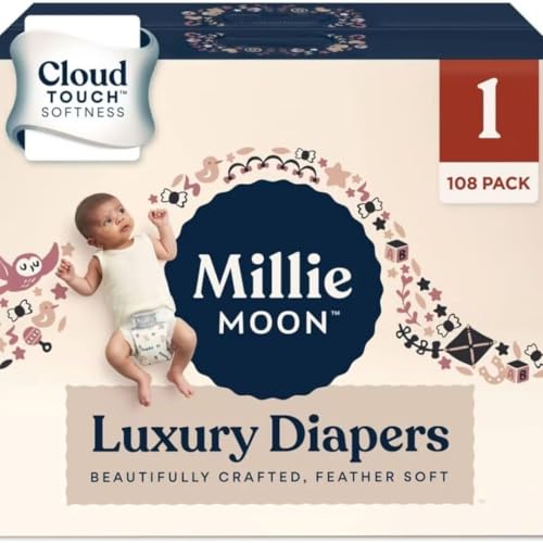 Image of Milm Baby Diapers – Ultra Soft, Leak-Proof, Hypoallergenic Disposable Diapers (1)