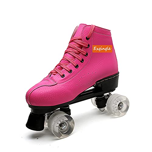Image of Roller Skates Women Indoor Outdoor Artistic Skates for Youth and Adults Rose 11 M US Women