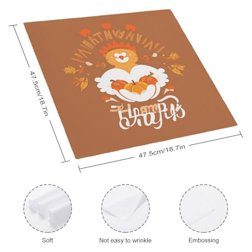 Servilletas de Tela para Día de Acción de Gracias 4 Piezas miniatura 2