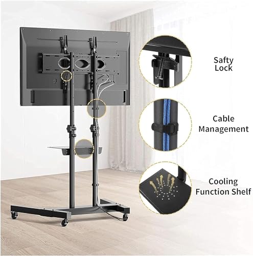 Soporte Móvil para TV con Ruedas para Pantallas 32-65" miniatura 4
