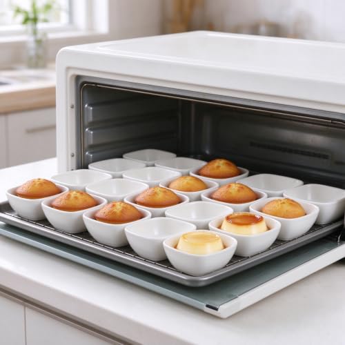MALACASA Snackschale, MINI Dessertschalen 12er Set, 170ml Porzellan,Ø 10 cm – Ansicht 4