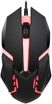 RGB Wired Computer Mouse, Usb Wired Optical Led Mouse for Gaming & Home Office, 1000 Dpi Accuracy, Easy Buttons,plug&play, Lightweight, Scroll Wheel, for Most Laptops (Black)
