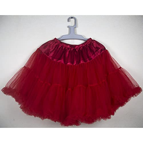 Image of CHERRY LOVE 18inch Petticoat Mid-Thigh Underskirt Princess Puffy Mini Skirt