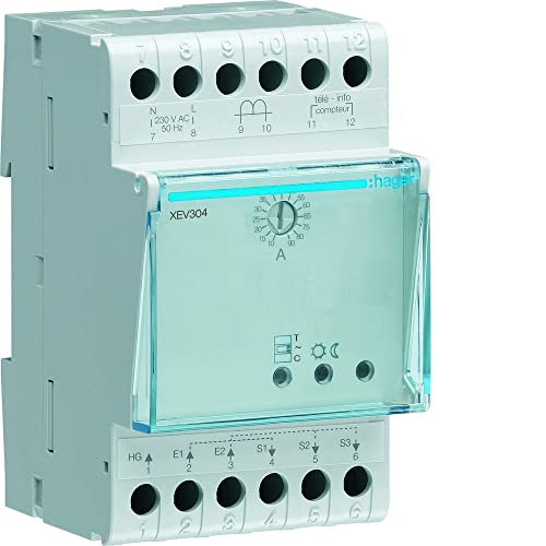 Módulo de gestión de carga dinámica Hager XEV304 monofásico para cuadros eléctricos domésticos
