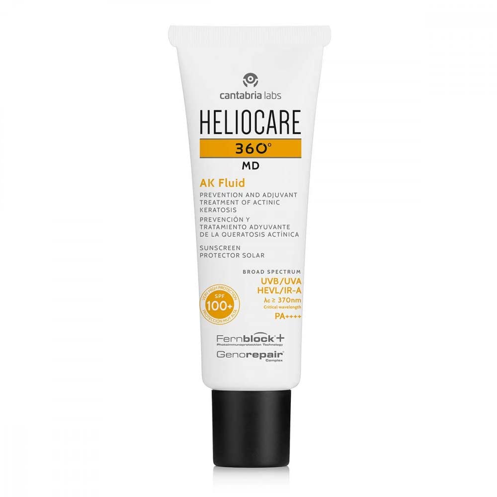 HELIOCARE 360 AK Fluid SPF 100+ präventive und ergänzende Behandlung bei Aktinischen Keratosen, 50 ml Żel