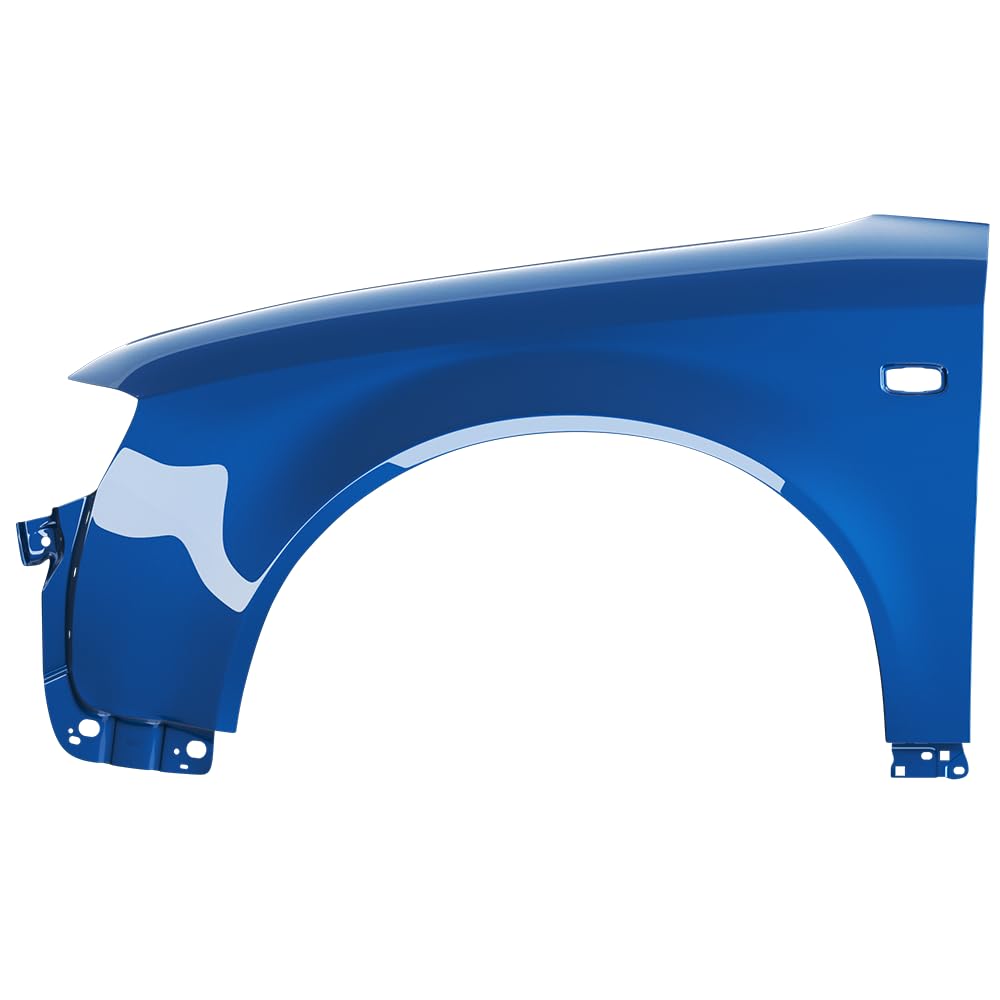 BLU Kotflügel Passend für Audi A4 B6 LZ5C Links Blau | 2000-2004 | Vorderseite Vorne | Lackiert | Einbaufertig