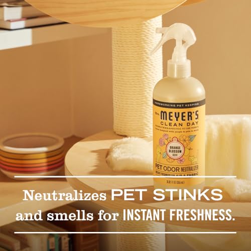 Image of MRS. MEYER'S CLEAN DAY Pet Odor Neutralizer, Orange Blossom Scent, 12 Fl Oz (Pack of 6)