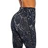 Jessica-Simpson-Sportswear-Tummy-Control-Pocket-Ankle-Legging Jessica Simpson Sportswear Women's Tummy Control Pocket Ankle Legging, Black Cobra, Large
