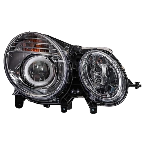 Image of TRQ Passenger Side Headlight Assembly Halogen Compatible with 2007-2009 Mercedes-Benz E320 E350 E550 E63 AMG 2007 E280 MB2501100