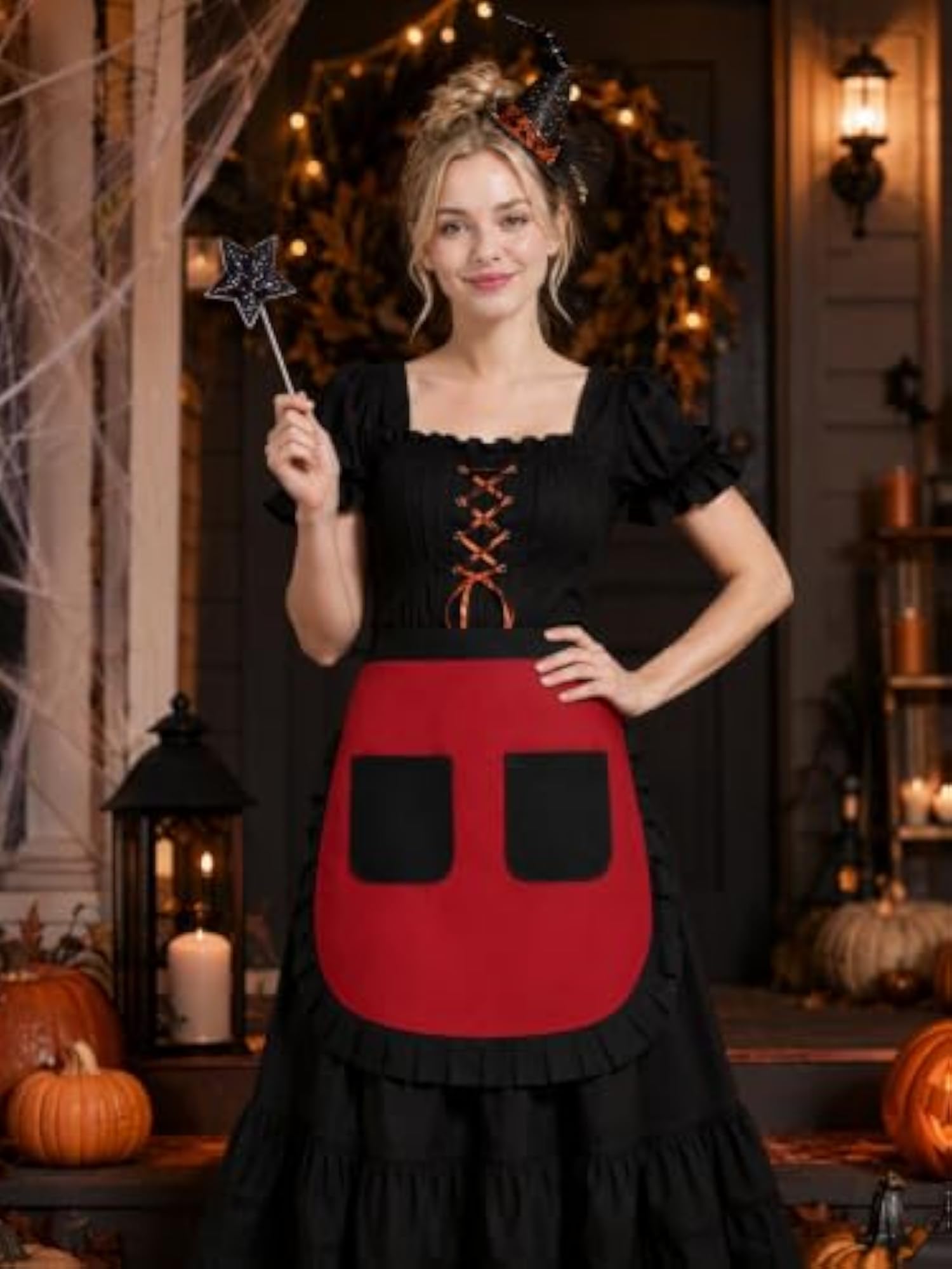Waist Apron with Two Pockets for Kitchen, Unisex Gift
