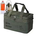 Hjatiraceキャンプバッグ 整理用 | 22L 調理器具収納 | 調理器具整理ポーチ ハイキング バーベキュー カヤック アウトドア キャンプ用品, グリーン, Refer to description, ユニ。