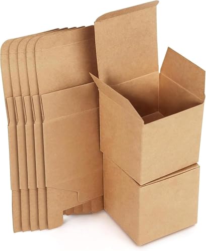 15 cajas de regalo de papel kraft, cajas de cartón de 15 x 15 x 15 cm, cajas de regalo con tapa, cajas cuadradas para regalos, fiestas, cumpleaños, bodas
