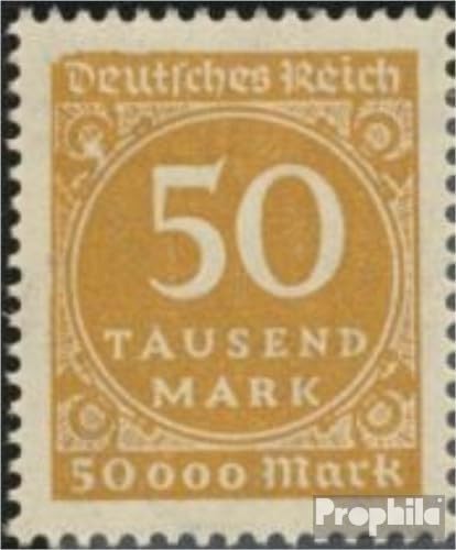 German Empire 275III, Corner Bevelled, Horn Broken (Field 26) unmounted Mint/Never hinged ** MNH 1923 Drawing Numbers (Stamps for Collectors)