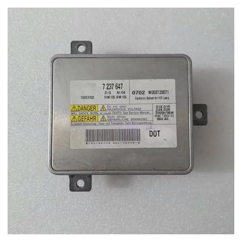 DFJOSF Balastro 7 237 647 W003T20071 D1S para Serie 3 F10 GT F07 Unidad De Control del Módulo HID del Balasto Xenón Automóvil 63117237647 7237647 Hid Lastre Xenón