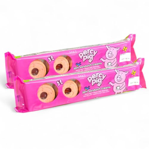 2x Percy Pig Jam Sandwich Creams 150g Marks & Spencer M&S