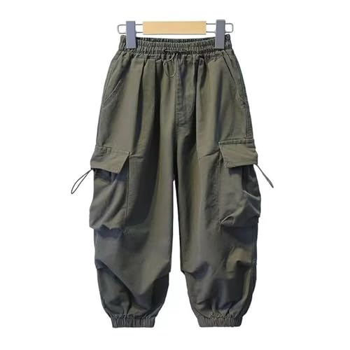 Boys Hiking Cargo Pants Outdoor Athletic Quick Dry Lightweight Sweatpant Fall Casual Baggy Elastic Waist Harem Jogger2