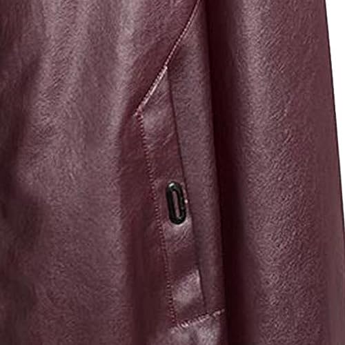 Chaqueta Bomber de Cuero Sintético para Hombre miniatura 2