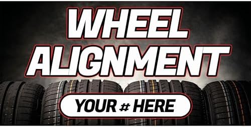 Wheel Alignment Banner Banner For Sale Banner Custom Phone Number...