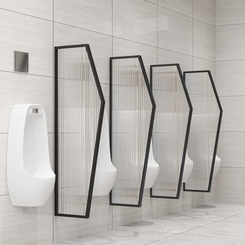 in Acciaio Inossidabile Uomini Partizione urinale Privacy Schermo divisore per WC Nero per bagni Commerciali Igienico & Durevole impianto pubblico Stall Protector