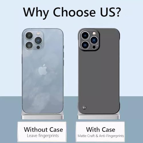 Coque fine et mate sans cadre pour iPhone 15 Pro Max - 2