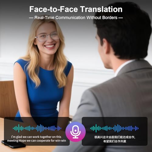 Image of 2026 AI Smart Glasses, Real-Time Translation, Photochromic Lenses | Bluetooth 5.4 Touch Control Voice Assistant Open-Ear Music & Hands-Free Calls Lightweight Design Travel Meet Work Business