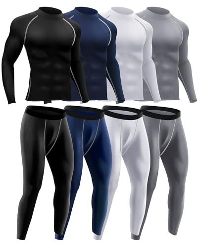 Hicarer Men's Thermal Base Layer Set