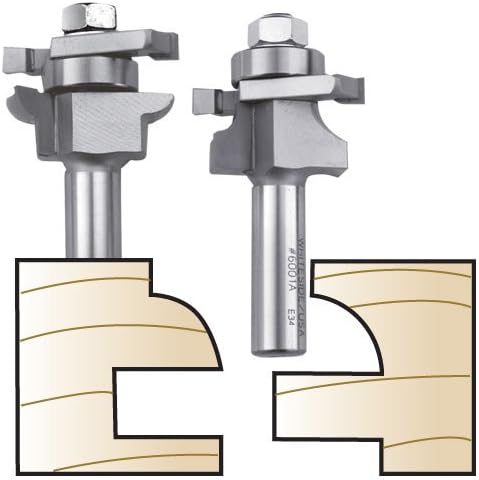 Whiteside Router Bits 6001X Round Stile and Rail Bit for 7/32-Inch Plywood with 1/2-Inch Shank