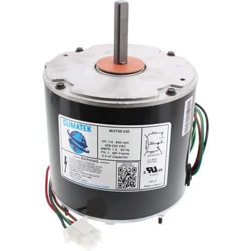 K55HXKWA9803 ClimaTek Upgraded 1/4 HP 208230V Condenser Fan Motor