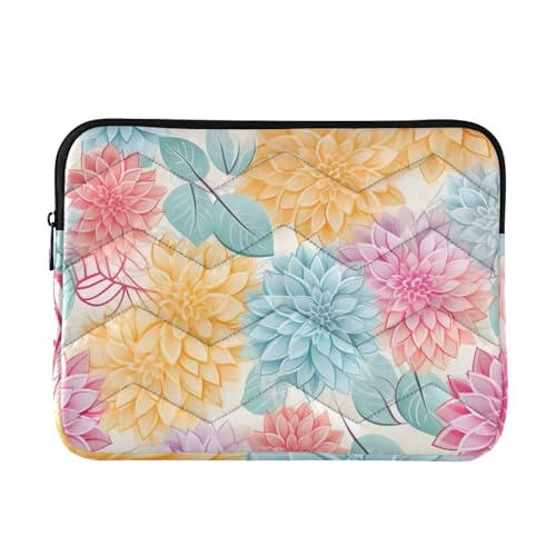 Funda para portátiles 13-14 pulgadas con diseño de flores coloridas