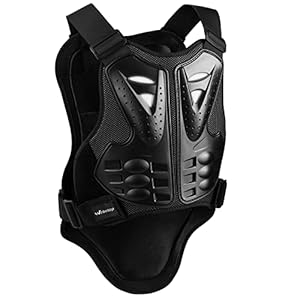 Webetop Dirt Bike Vest for Men Body Armor Vest Riding Back Protector for Mountain Bike Skiing Skating S