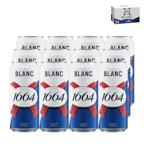 Carlsberg Cerveza Kronenbourg 1664 Blanc – Cerveza Estilo Witbier Refrescante...