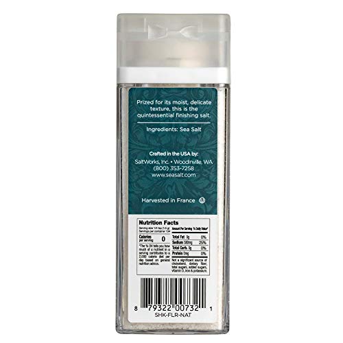 Artisan Salt Company Fleur De Sel French Flower Of Salt, Shaker Jar, 5.5 Ounce #TOP1