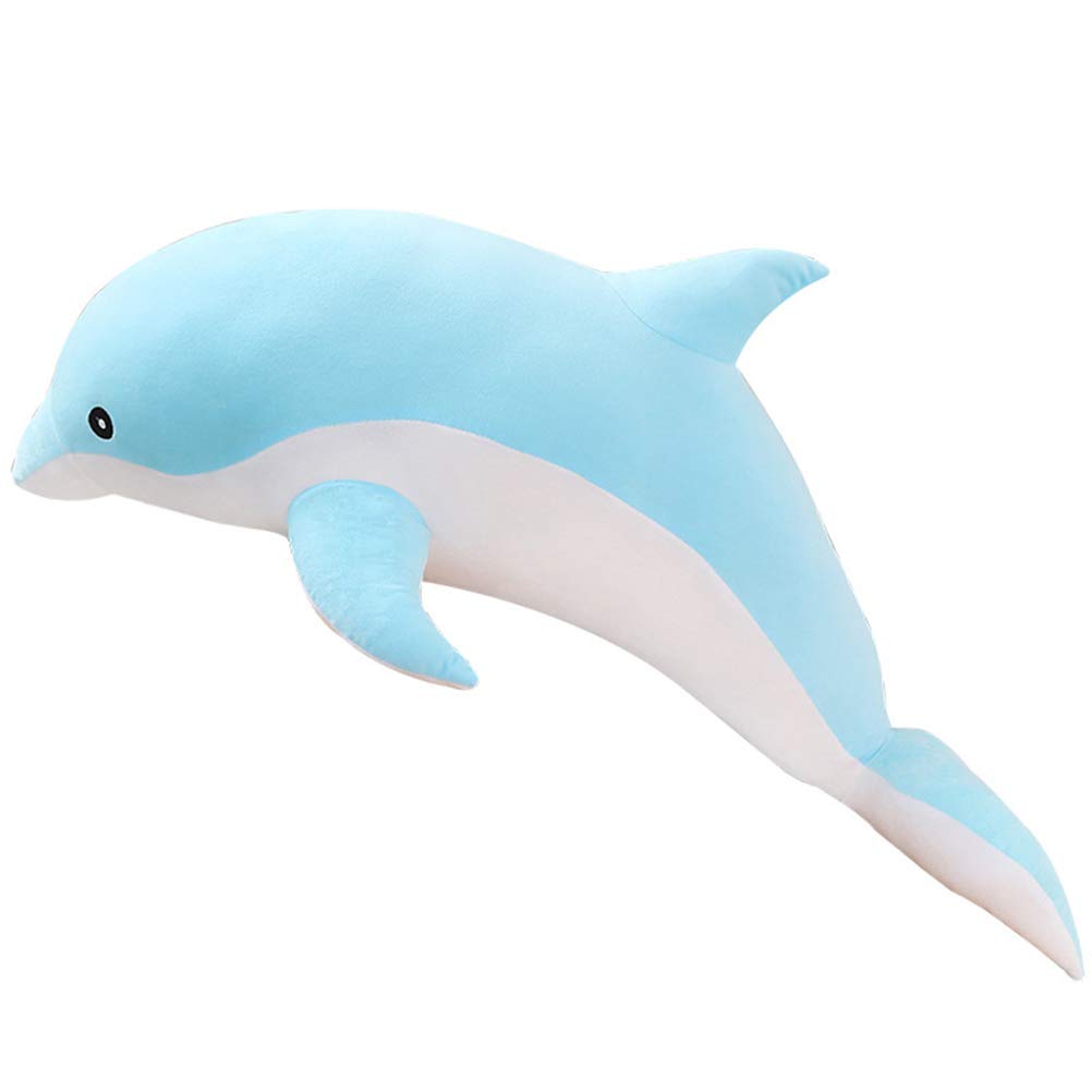 Almohada de peluche de delfín, súper suave, juguete de peluche de animales marinos, muñecas para niños y niñas, cojín para dormir, regalo (19.68 pulgadas, gris Almohada de peluche de delfín, súper suave, juguete de peluche de animales marinos, muñecas para niños y niñas, cojín para dormir, regalo (19.68 pulgadas, gris