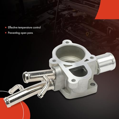 A-Premium Engine Coolant Thermostat Housing Assembly Compatible with 2002-2005 Hyundai Accent 1.6L, Lower Housing, Replaces # 2562026100, 2562026160 by A-Premium - Used condition - Image 5