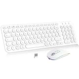 👍【Digitazione precisa e confortevole】La tastiera mouse USB Bluetooth con interruttore a forbice offre un'esperienza di digitazione fluida e confortevole, riducendo l'affaticamento delle dita anche in caso di uso prolungato. È dotata di un angolo inclinato che consente di assumere posizioni di digitazione ottimali.