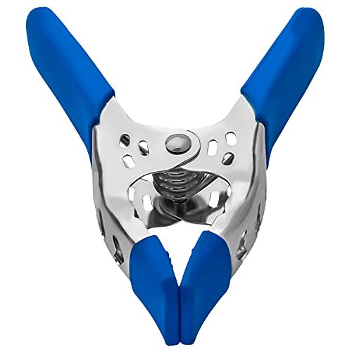 Lot Of 8-6" Inch Spring Clamp Large Super Heavy Duty Spring Metal Blue - 2.5 Inch Jaw Opening #TOP3