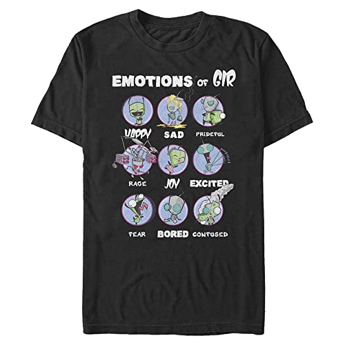 T-shirt Nickelodeon Gir homme respirant imprimé résistant pour fan de pop culture