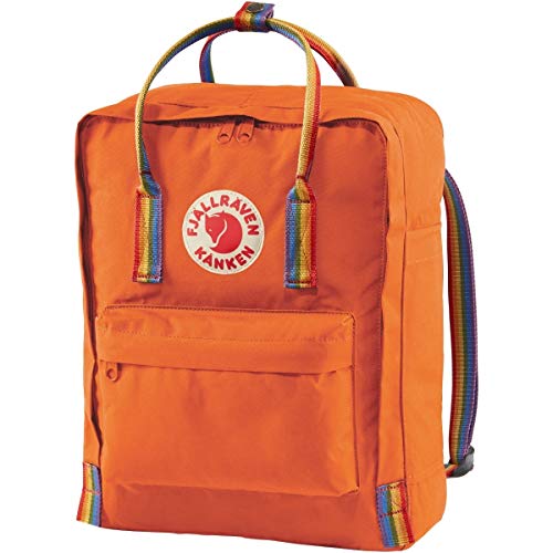 Fjällräven Kånken Orange-rainbow Zaino Unisex Adulto, Burtt Pattern, Regular