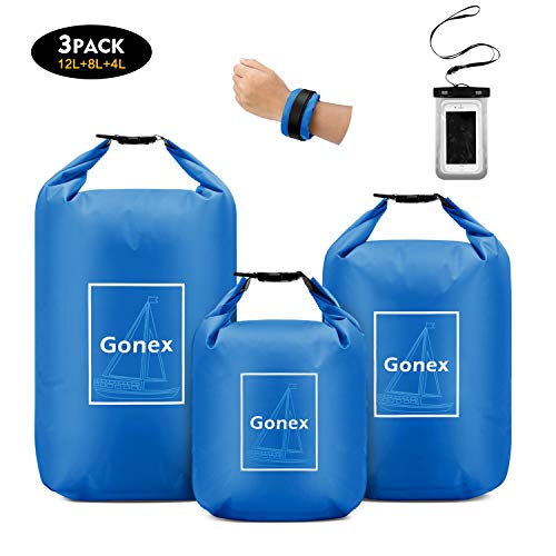 Gonex Waterproof Dry Bag Floating Roll-Top Dry Sack Stuff Sack Storage Bags
