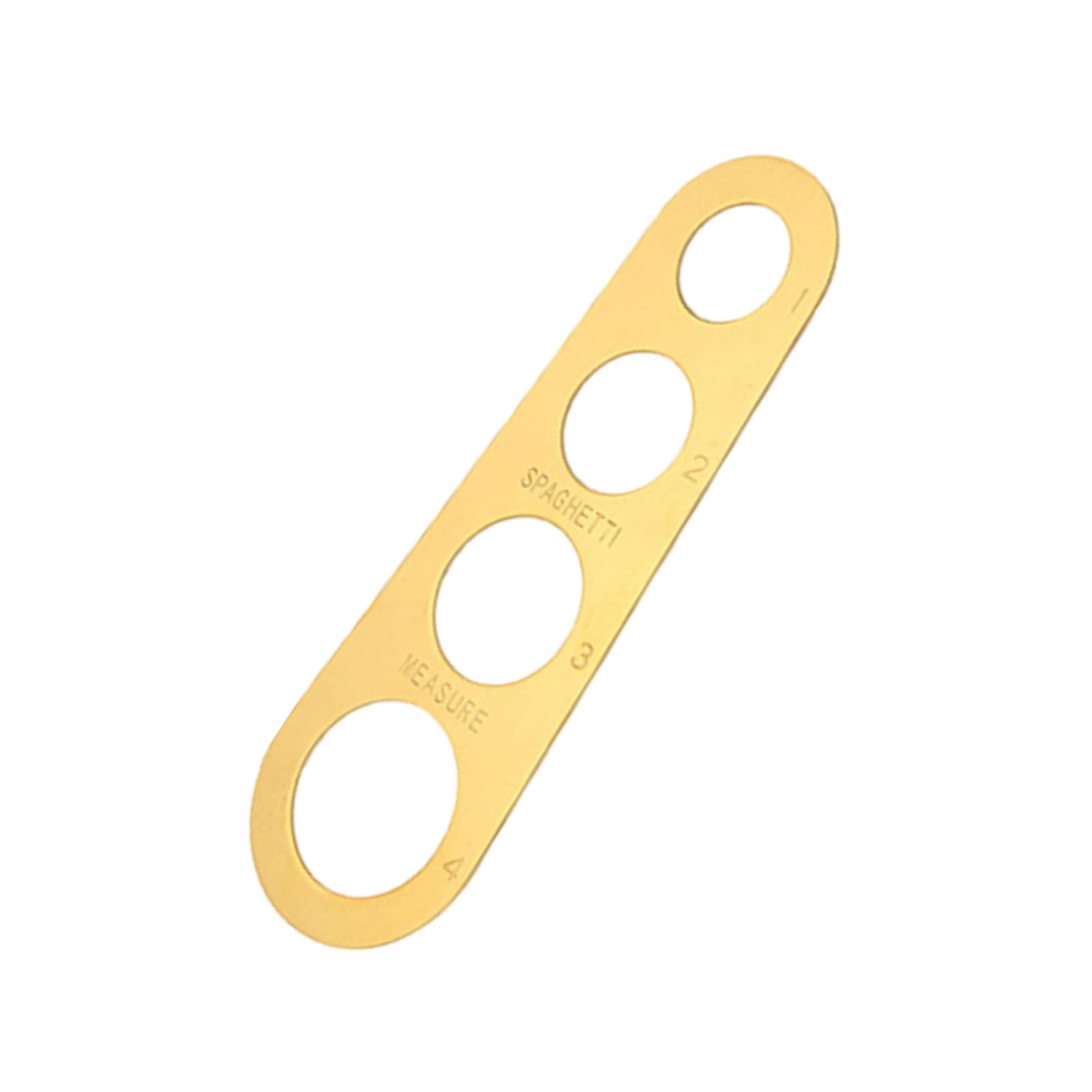 YWLUUOO 430 Stainless Steel Pastas Portioning Tool 4 Hole Size Spaghetti Measure Ruler for Accurate Serving Kitchen Gadget Pastas Portioning Tool