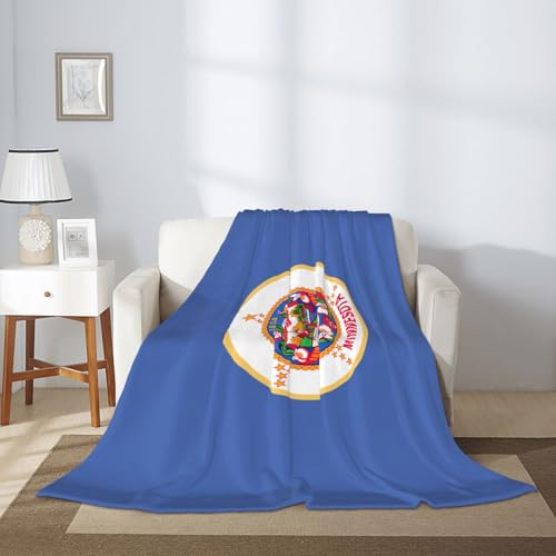 Couverture Minnesota douce pour lit et canapé : confort cocooning au salon comme en camping.
