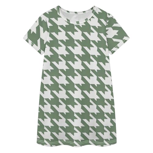 Vestido de niña verde evita el calor excesivo y las rozaduras con este diseño cómodo de verano